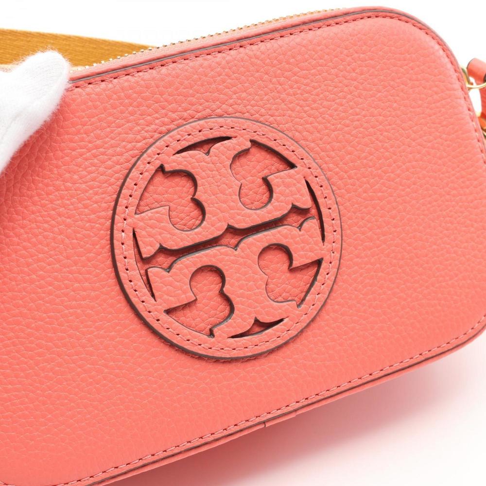 TORY BURCH Leather MILLER Crossbody Shoulder Bag Pink - Picture 6 of 7
